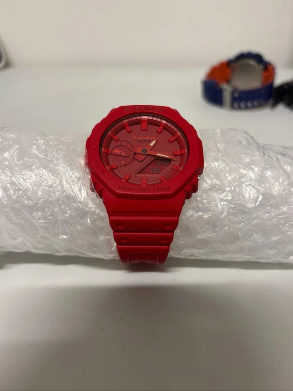 Casio G-Shock GA-2100-4A watch Red Out